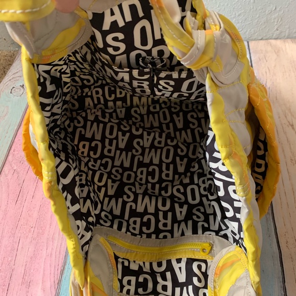 Marc by Marc Jacob’s Yellow and Gray Quilted Tote Bag - Picture 6 of 10